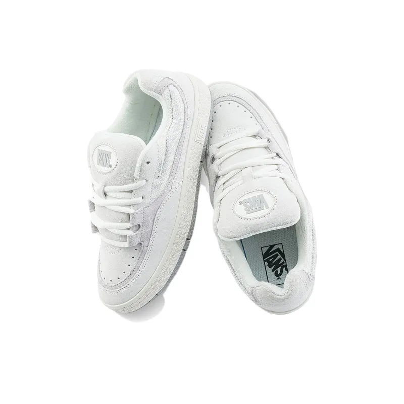 Vans SPEED LS Anti Slip Wear Resistant Low Top Skateboard Shoes Unisex Gray White-3