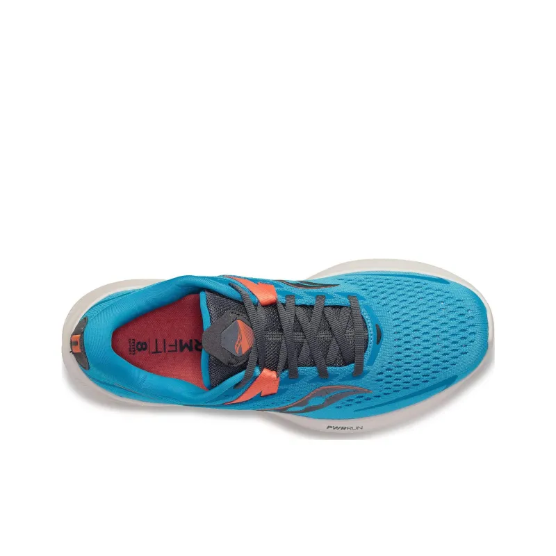 saucony Ride 15 Big Kid 'Ocean'-2