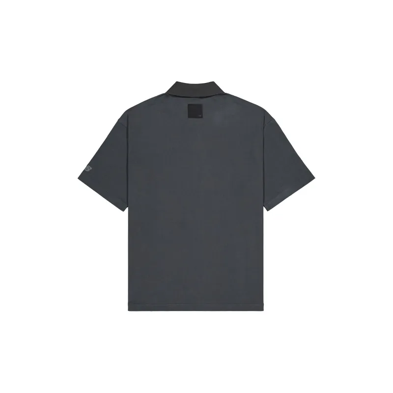 New Balance Polo Shirt Unisex Dark Gray-1