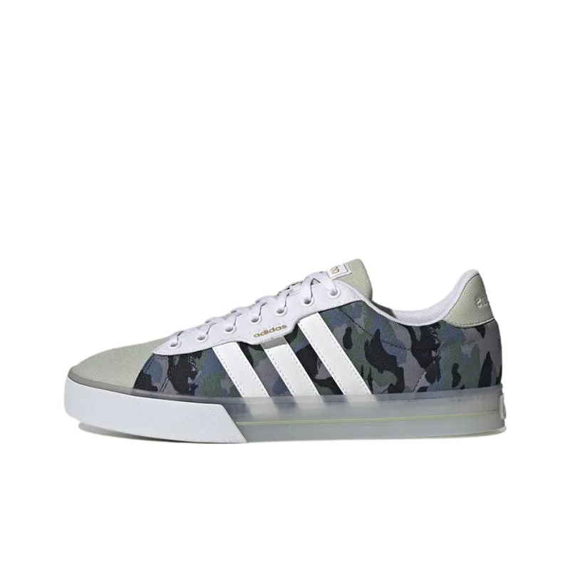 Daily 3.0 Adidas Neo 'White Halo Green Camo'-0