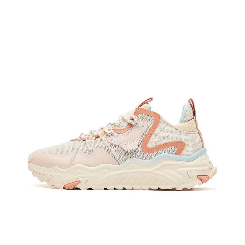 Erke Xun Casual Shoes Women's Low Top Feather White/Clear Candy-0