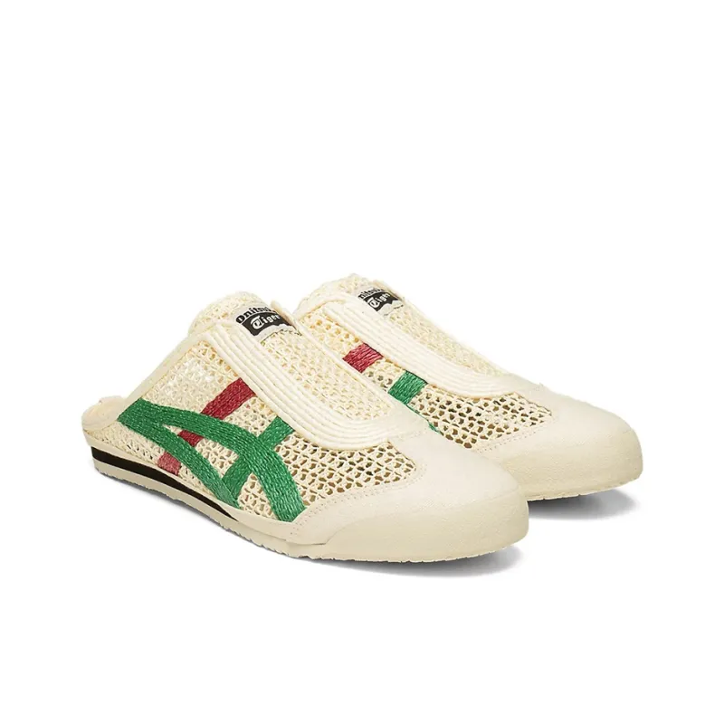 Onitsuka Tiger MEXICO 66 Sabot Cream Green Red-2