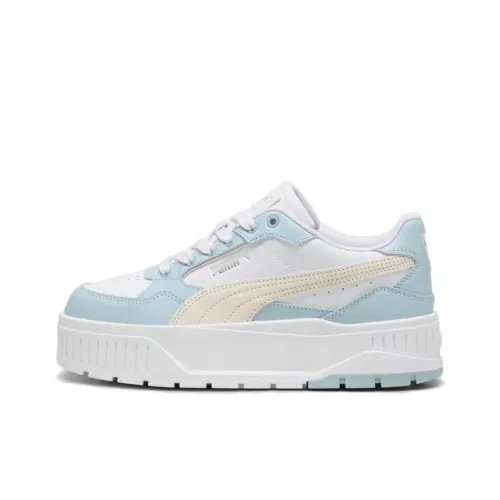 PUMA Karmen Skateboard Shoes Women's Low-Top Blue