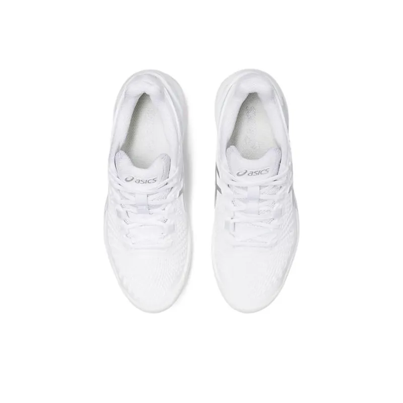 Asics Gel Resolution 9 White Pure Silver Women's-4