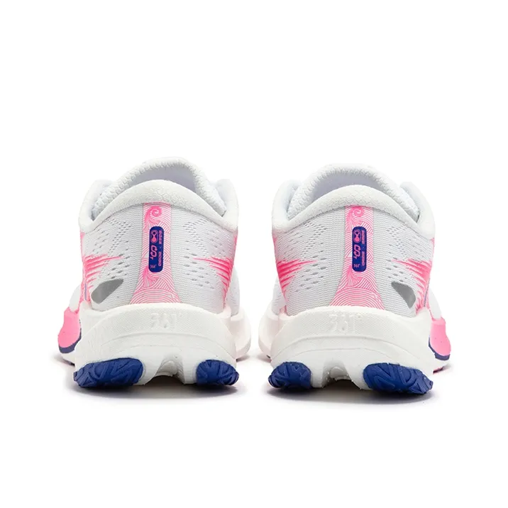 361° 2.5 Pro Anti Slip Wear Resistant Low Top Long Distance Running Shoes Unisex White Pink Red-3