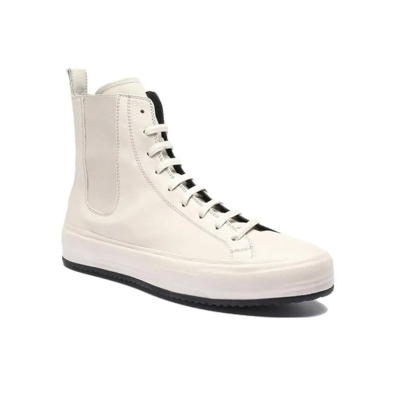 Officine Creative Mes High-Top Skateboard Shoes Men's White-2