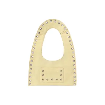 Gimaguas Canvas Blended Cotton Handbag Shoulder Bag Mini Women's Yellow