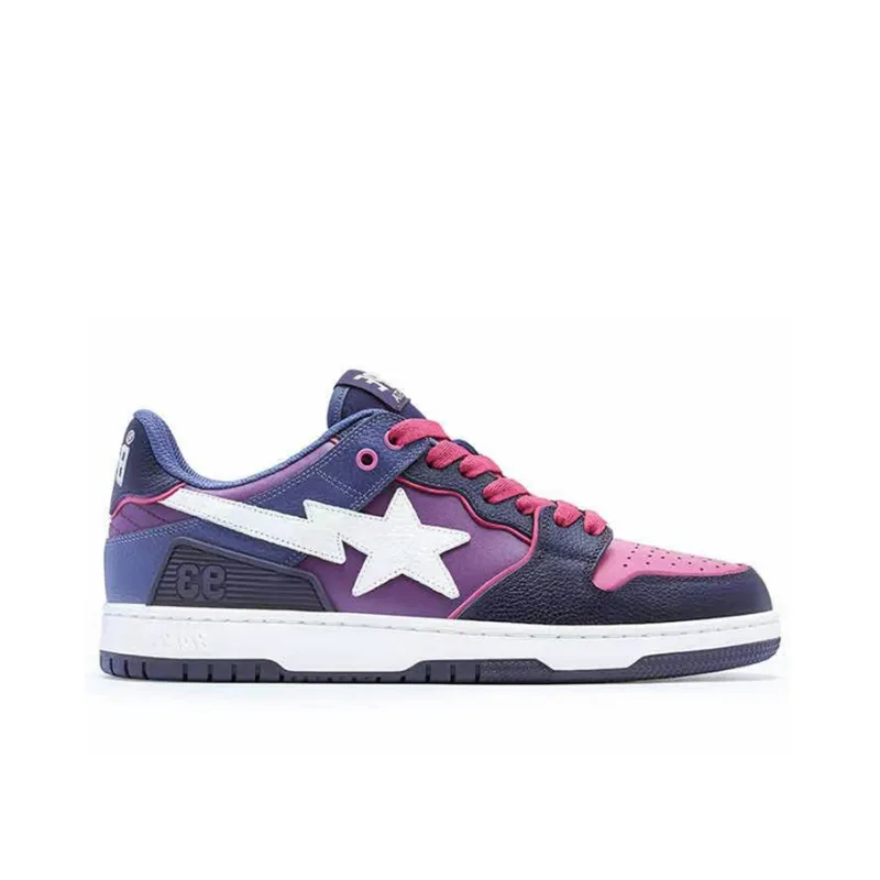 A BATHING APE Bape SK8 Sta Purple White-1