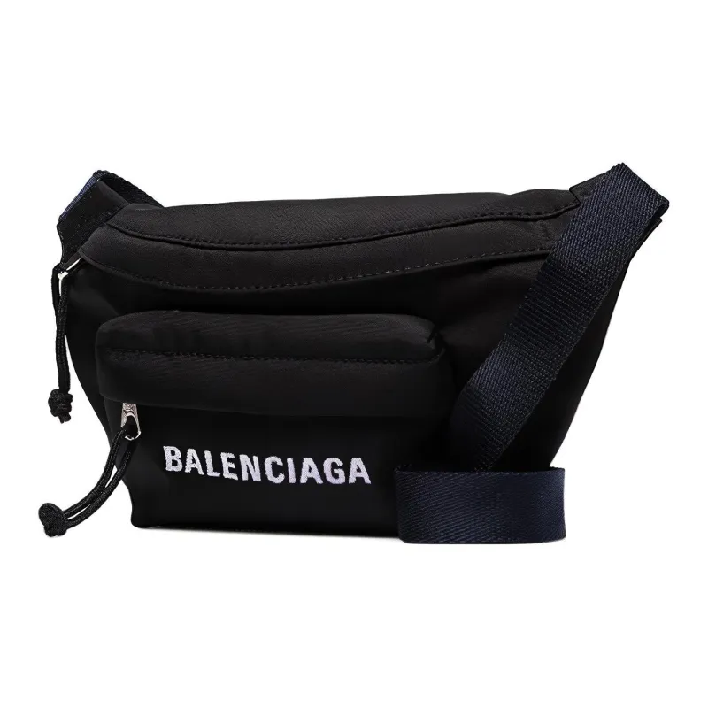 Balenciaga Wheel Beltpack Small Black/Navy-1