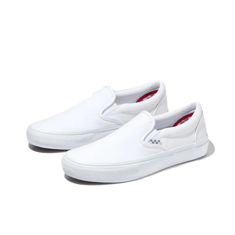 Vans Skate Slip On 'True White'-2