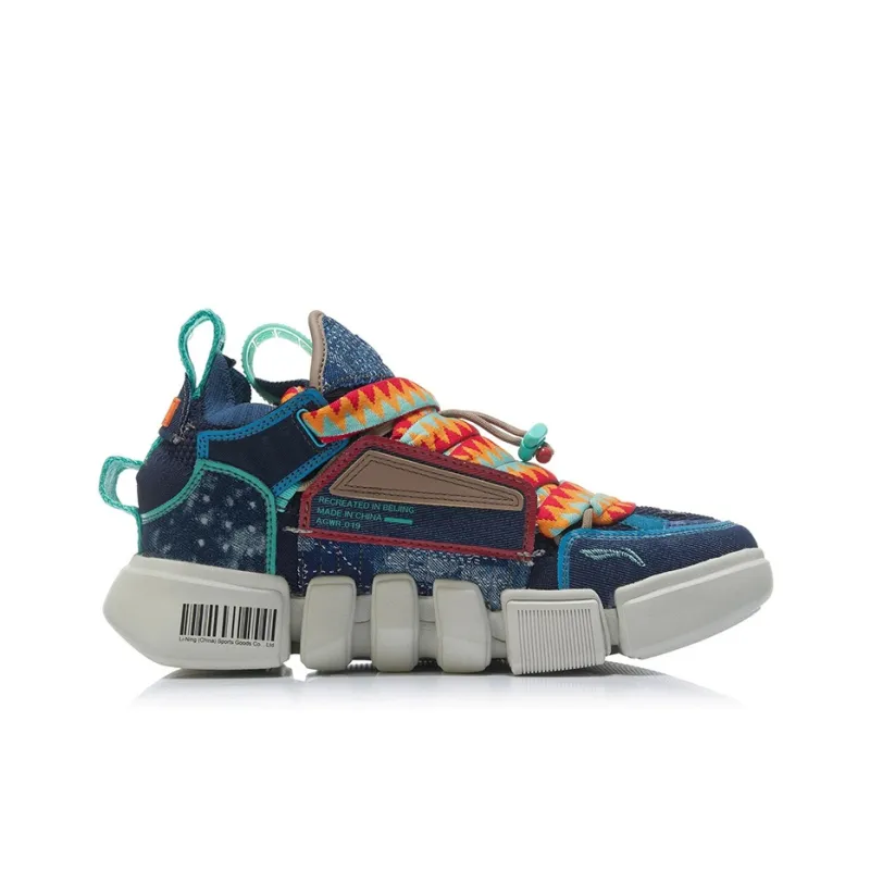 LiNing Essence 2 Casual Shoes Men High Top Sailor Blue/Deep Sapphire-1