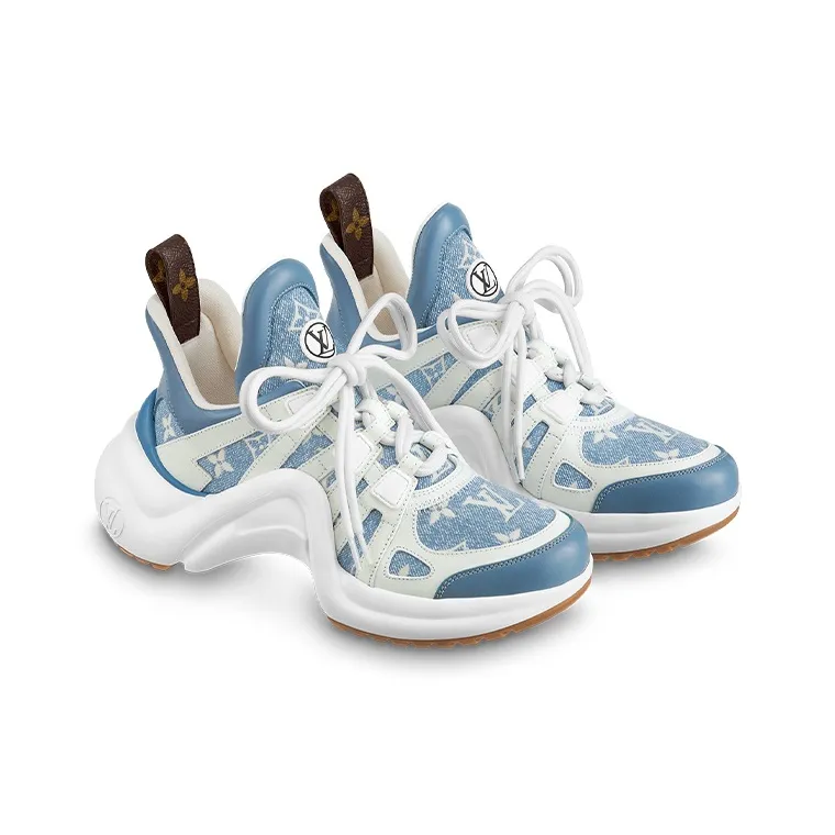 LOUIS VUITTON Archlight 1.0 Sneakers 'Denim Monogram' Women's-1