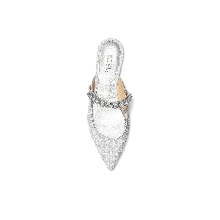 Michael Kors Pointed-toe Crystal-embellished Mules-4