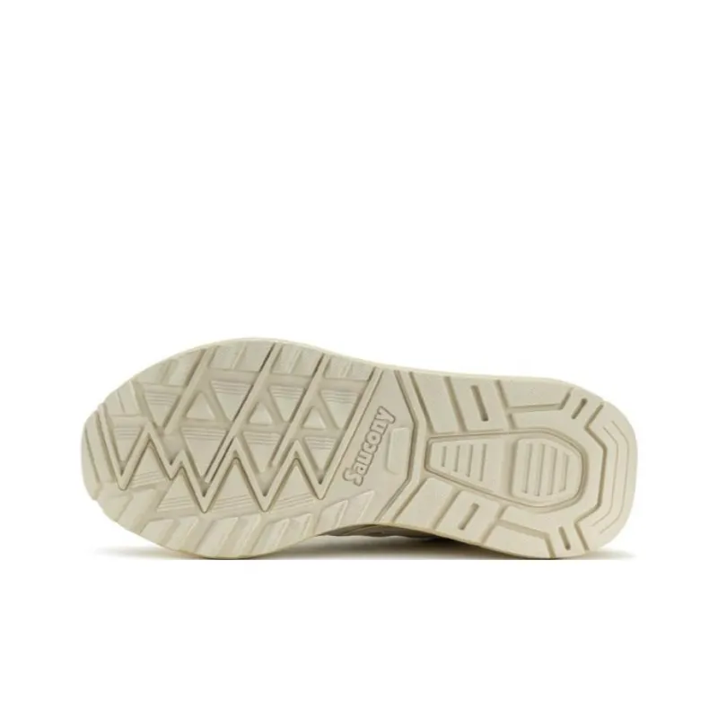 Saucony Shadow 5000 Cushioned Slip Resistant Abrasion Resistant Low Top Running Shoes Unisex Beige Gray-4
