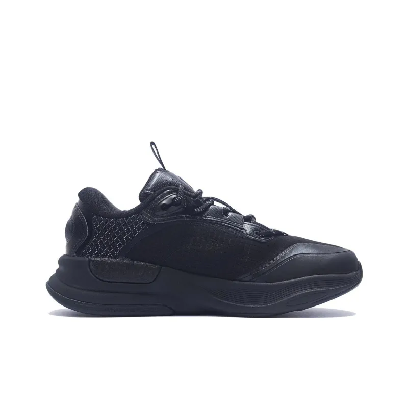 LiNing Cloud Extreme Anti Slip Wear Resistant Low Top Sports Casual Shoes Men's Black-1