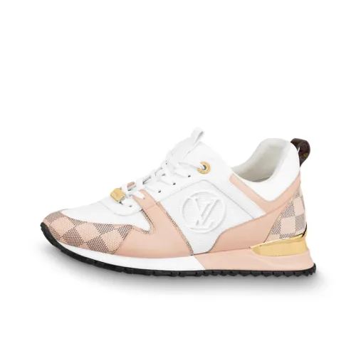 LOUIS VUITTON Run Away Anti Slip Wear Resistant Breathable Lightweight Low Top Casual Shoes Women's Pink White