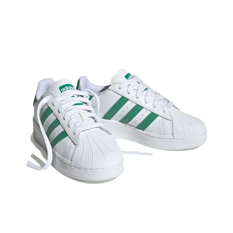 Adidas Superstar Xlg 'Cloud White/Semi Court Green/Cloud White' Sneakers Women's-2