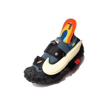 CPFM x Nike Air Flea 2 Slip Resistant Cushioning Low Top Skateboard Shoes Unisex Black