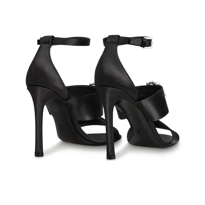 LOUIS VUITTON Madeleine Sandals 'Black' Women's-3