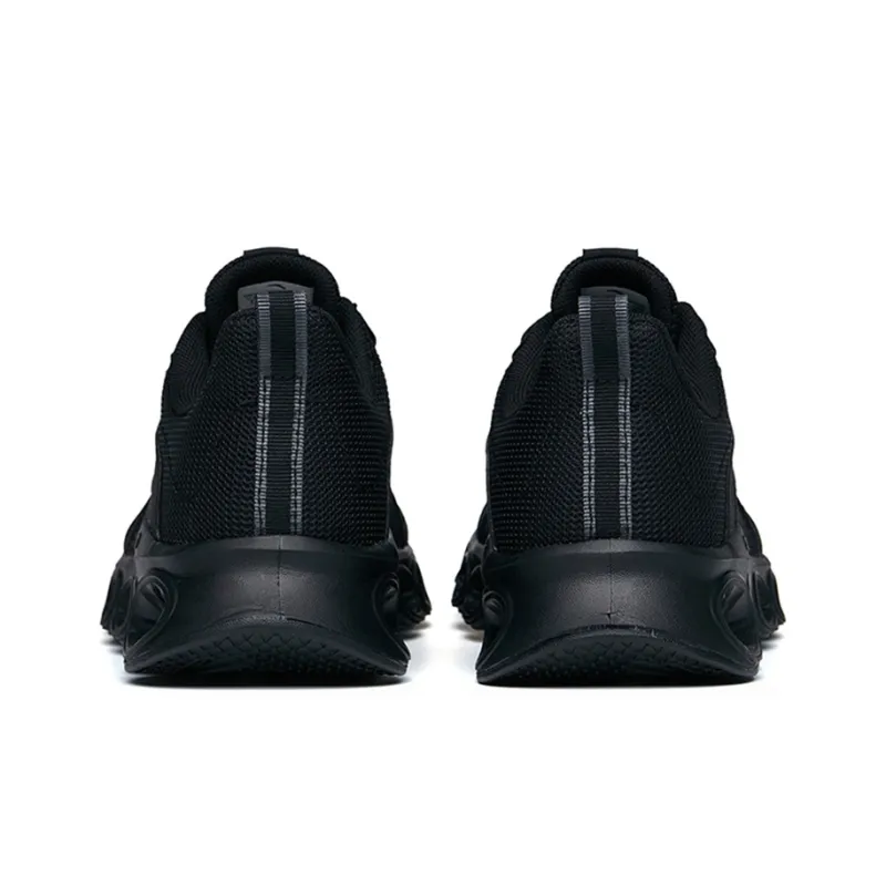 Anta Running Collection Cushioning Wear-Resistant Low-Top Running Shoes Men's Black-3