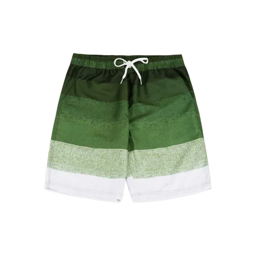 HOTMARZZ Casual Shorts Men Green Gradient