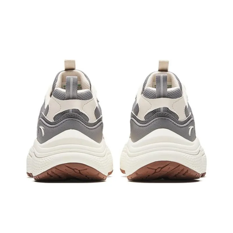 Anta Cushioning Anti Slip Wear Resistant Breathability Low Top Casual Shoes Men's Gray-3