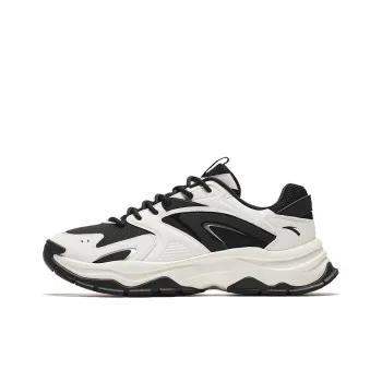 Anta Hot OG 2 Cushioning Wear Resistant Low Top Chunky Sneakers Men's Black White