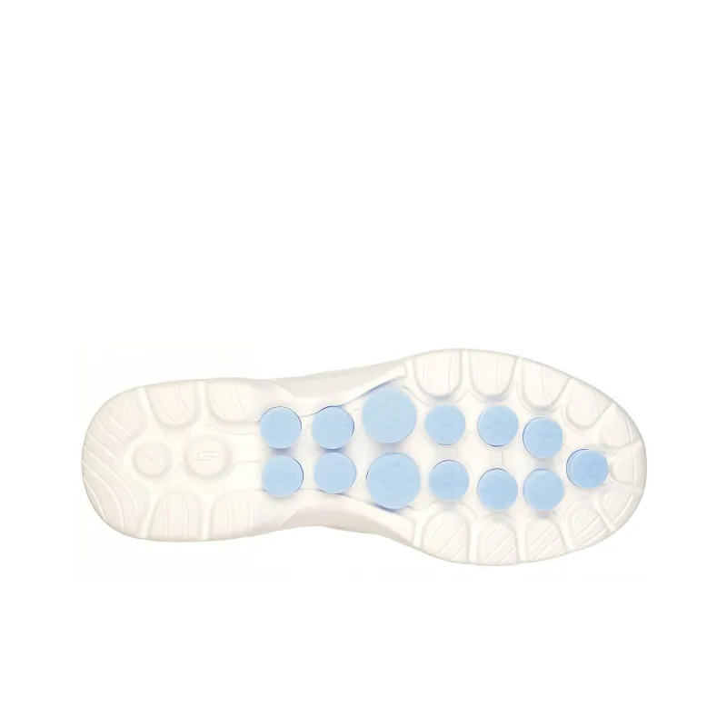 Skechers Go Walk 6 Cushioning Anti Slip Wear Resistant Breathability Low Top Casual Shoes Women's White-4
