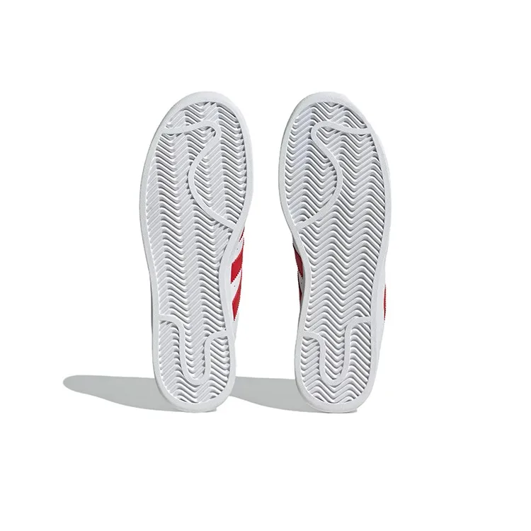 Superstar Adidas Originals Xlg 'White Scarlet'-5
