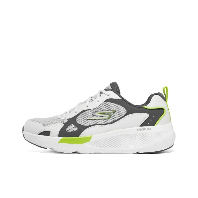 Skechers GO RUN Elevate Anti-Slip Wear-Resistant Low-Top Running Shoes Men's Lemon Grey-0