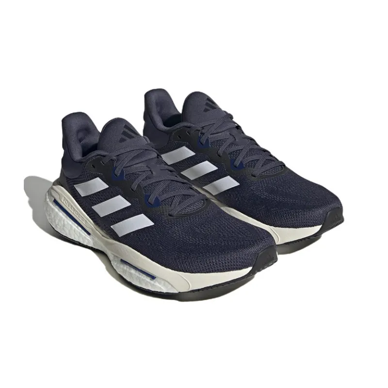 Adidas Solar Glide 6 Lightweight Slip Resistant Rebound Low Top Running Shoes Blue-2