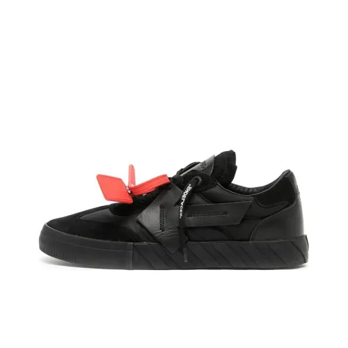 OFF-WHITE Vulcanized Skateboard Shoes Men Low-Top Black