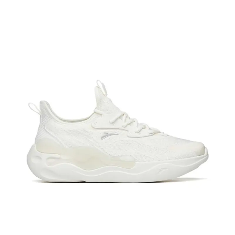 Anta Chao Worship 2.0 Breathable Low Top Casual Shoes Men's White Silver-1