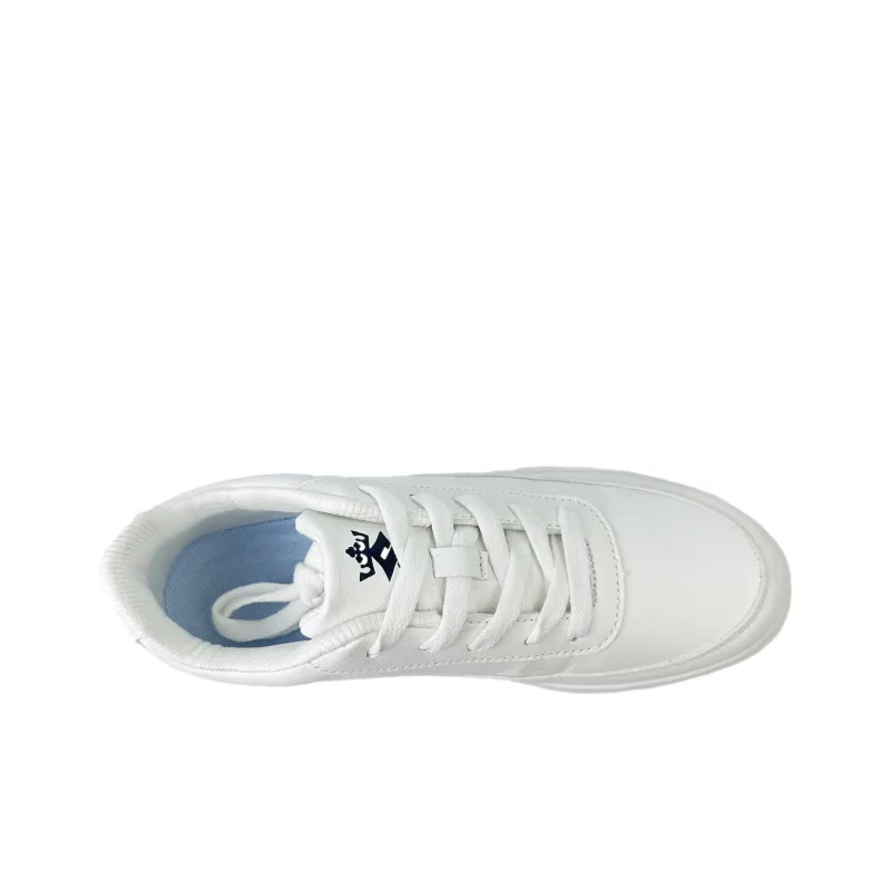 BAGE Coverage Wear Resistant Low Top Skateboard Shoes Women's White-3