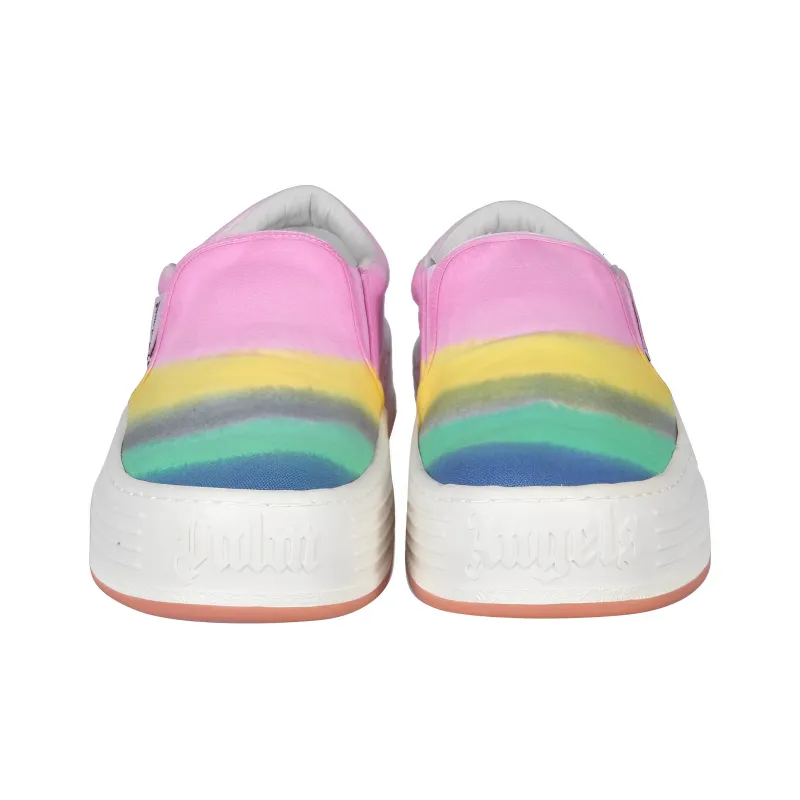 PALM ANGELS Rainbow Printed Slip-On Sneakers-2