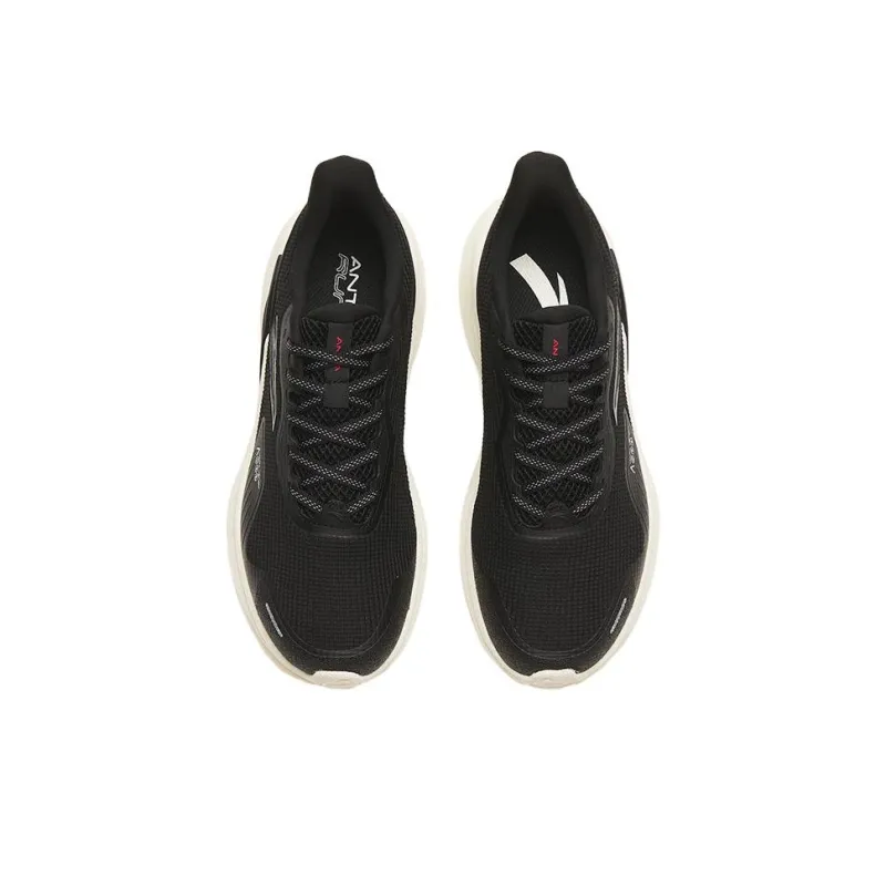 Anta DuCi4 Non slip Lightweight Low Top Running Shoes Women's Black White-2