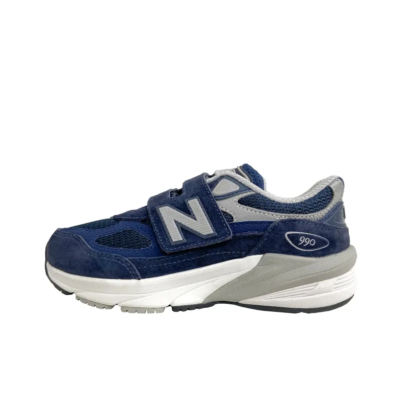 New Balance NB 990 V6 Cushioned Slip Resistant Abrasion Resistant Low Top Running Shoes Unisex Blue-0
