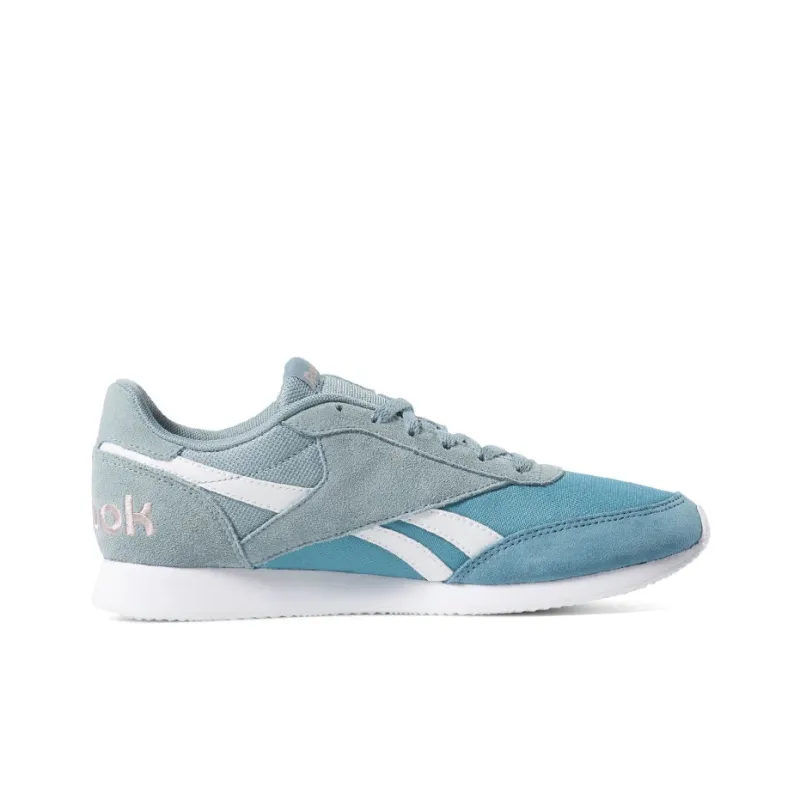 Reebok Royal Classic Jogger 2 Cushioning Anti-Slip And Wear-Resistant Low-Top Running Shoes Women's Gray Blue-1