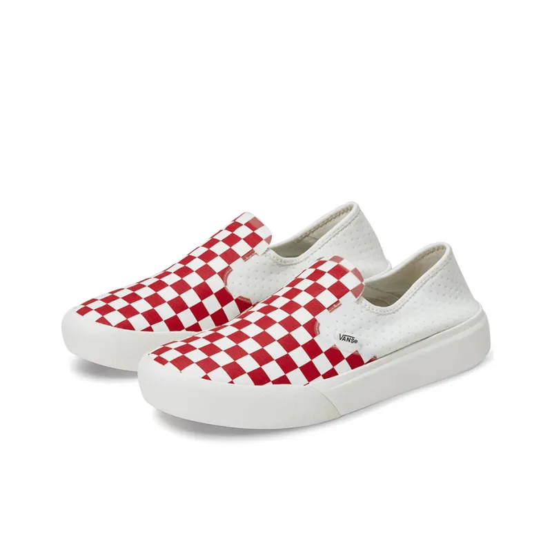 ComfyCush One Vans 'Checkerboard   Racing Red'-1
