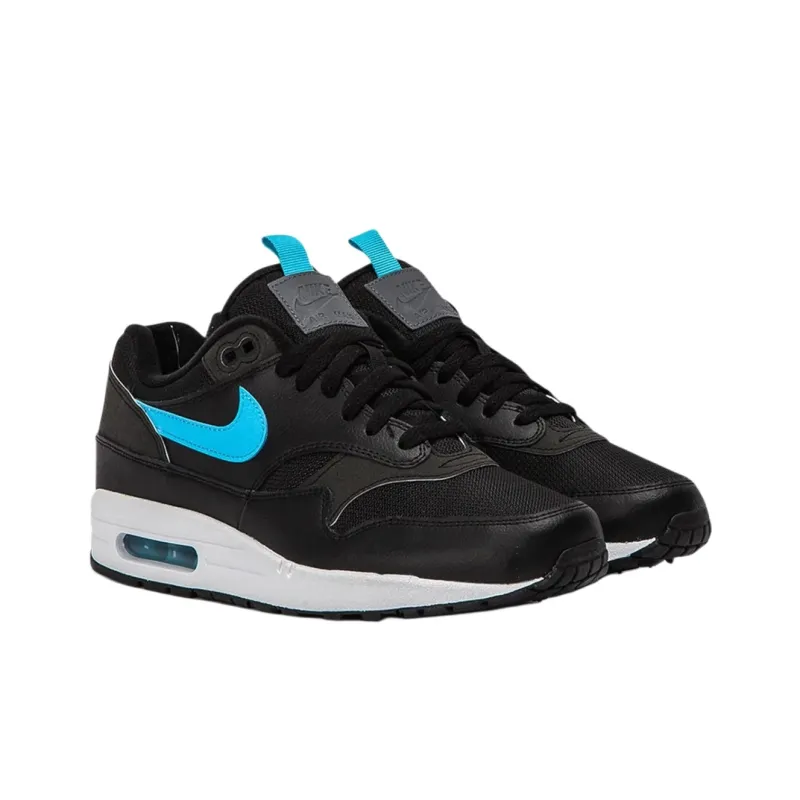 Nike Air Max 1 Tongue Tab Black Blue Fury-2