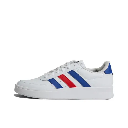 Adidas BREAKNET 2.0 Skateboard Shoes Men Low-Top White/Red/Blue