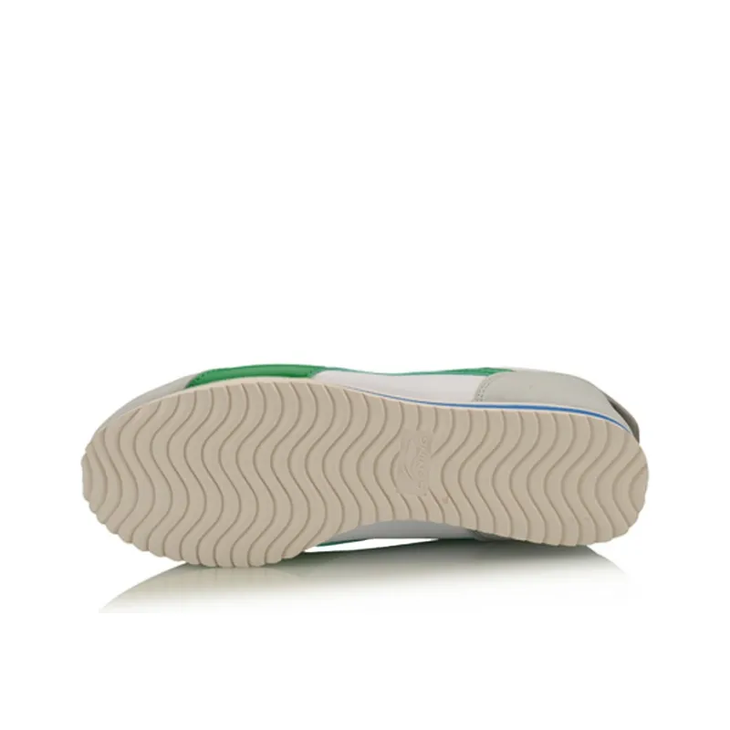 LiNing 3K Low-Top Casual Shoes Men's White Gray Green-4