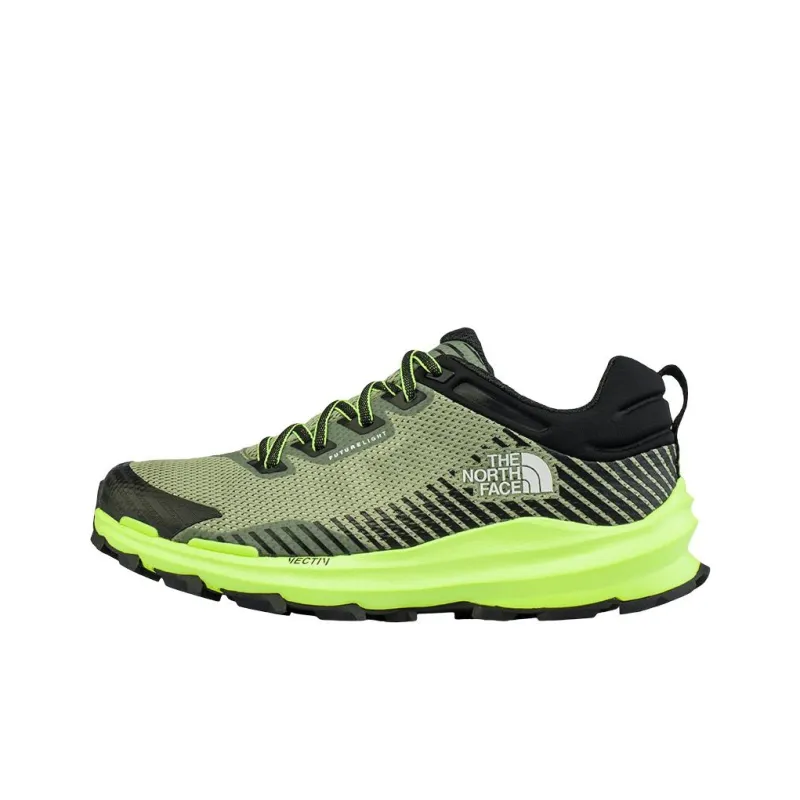 THE NORTH FACE Vectiv Abrasion Resistant Breathable Low Top Outdoor Shoes Men's Green Black-0