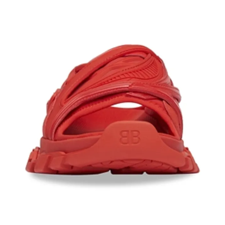 Balenciaga Abrasion Resistant Slide Slippers Men's Red-4