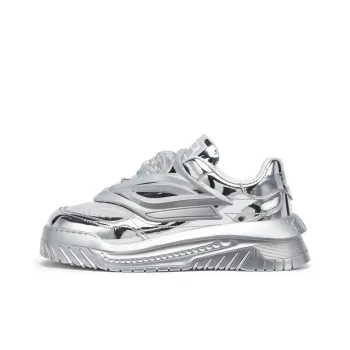 VERSACE Odissea Caged Rubber Medusa Sneaker 'Silver'