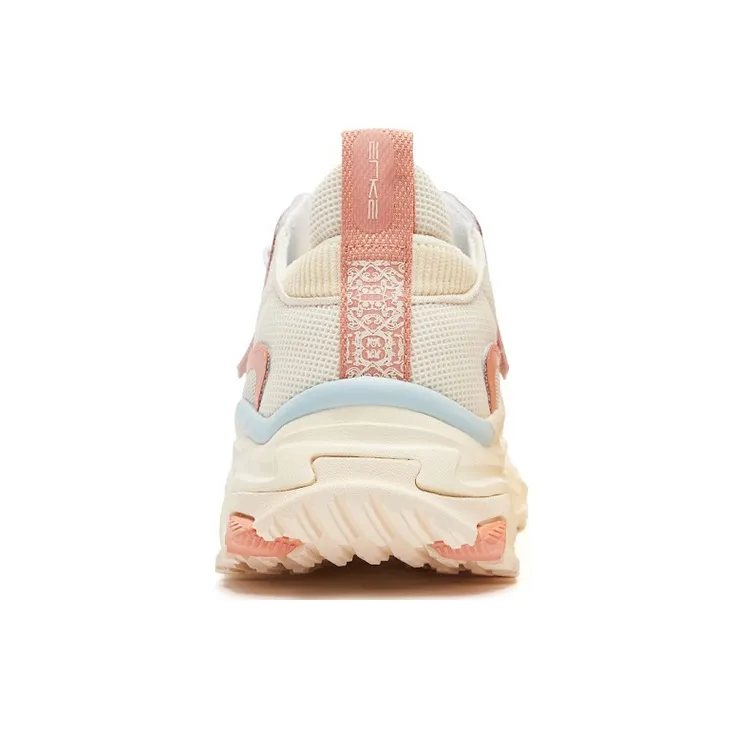 Erke Xun Casual Shoes Women's Low Top Feather White/Clear Candy-4