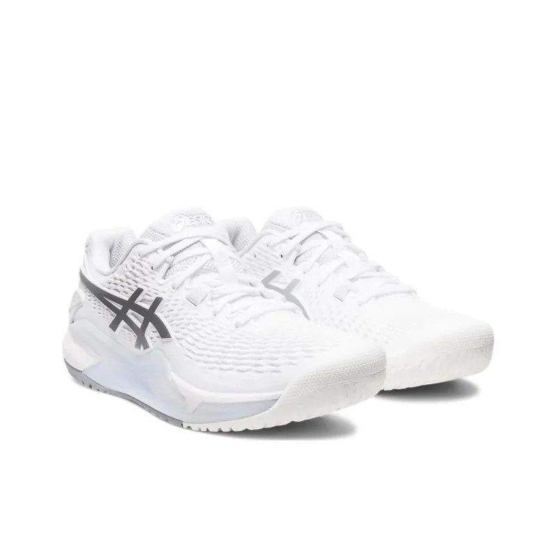 Asics Gel Resolution 9 White Pure Silver Women's-2