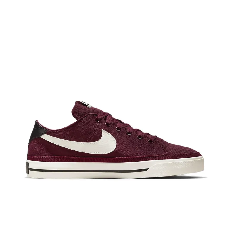 Nike Court Legacy Canvas 'Claret'-1