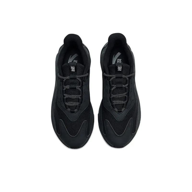 Anta Trendy Worship 4.0 Anti Slip Wear Resistant Low Top Casual Shoes Men's Starry Sky Black-2