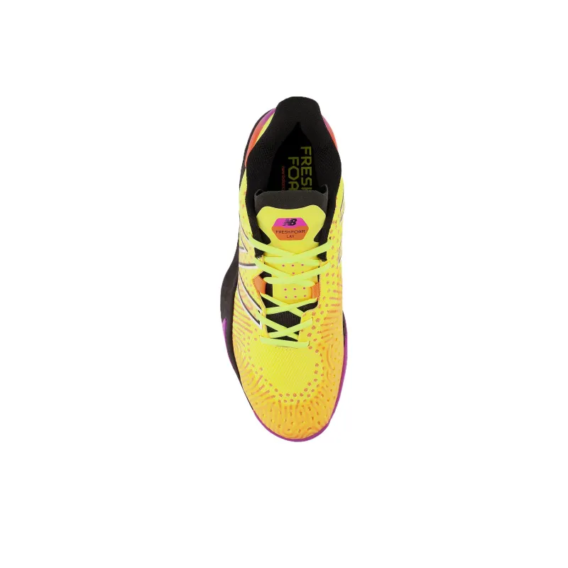 New Balance NB Fresh Foam X Lav V2 Cushioned Slip Resistant Low Top Tennis Shoes Men's Yellow-2